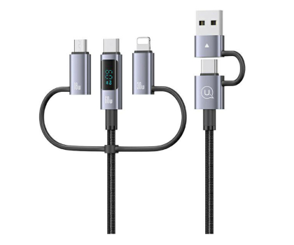 Kabel USAMS Kabel 6w1 Fast charging 60W 2m Aluminuim